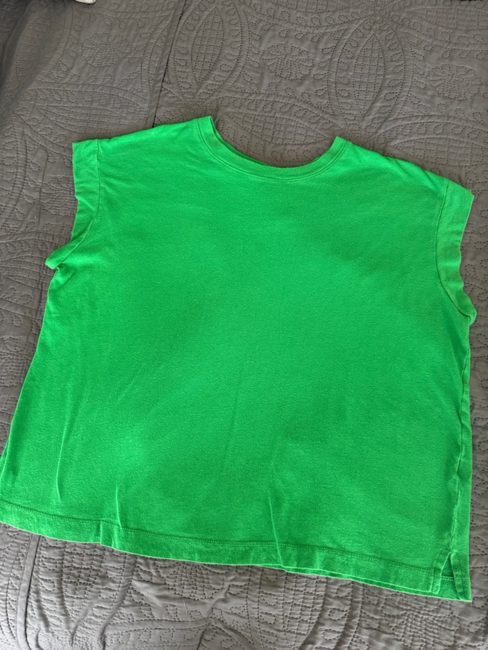 a new day Neon Green Short Sleeve cropped t shirt